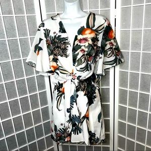 Latiste romper BOHO style size large floral Hawaiian